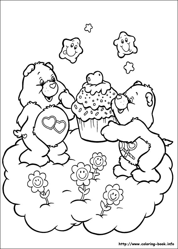 The Care Bears coloring picture